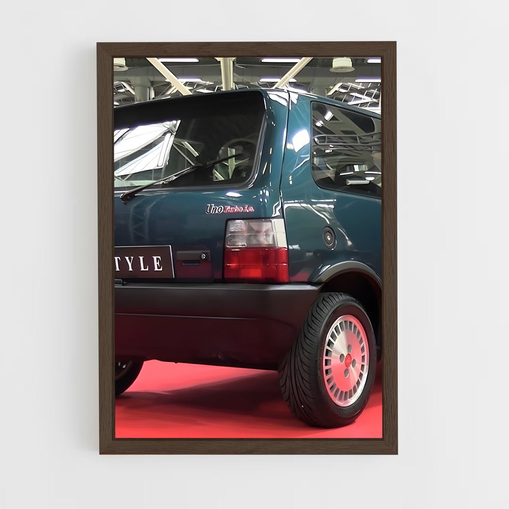 Poster Turbo Vert – affiche Fiat (vue 5)